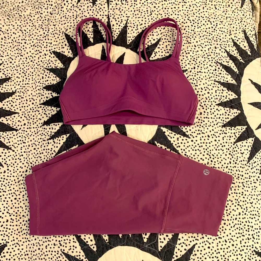 Lululemon Wunderunder set size 2